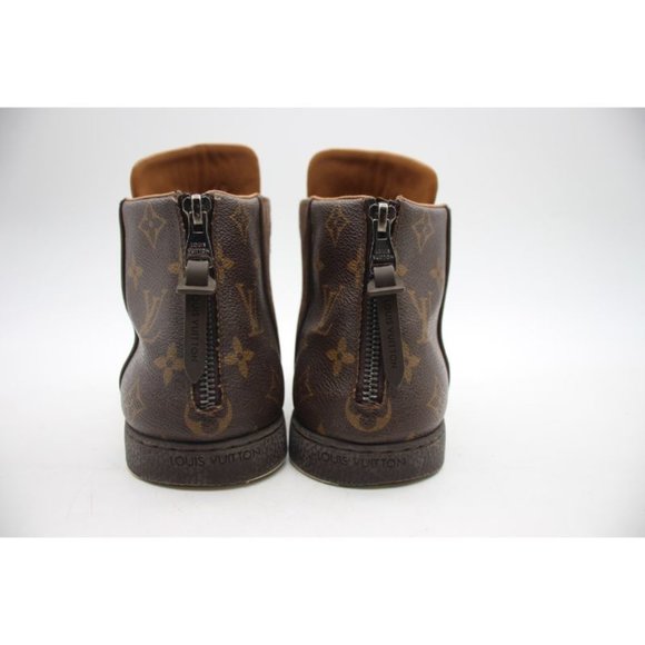 Louis Vuitton Line Zip-Up leather Suede Men's Size 6.5 - Picture 5 of 12